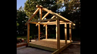 Milling 6x6 posts and beams for tiny cabins