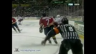 Craig Adams vs Nathan Horton Mar 10, 2006