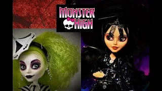 MONSTER HIGH SKULLECTOR BEETLEJUICE & LYDIA DOLL REVIEW 2021