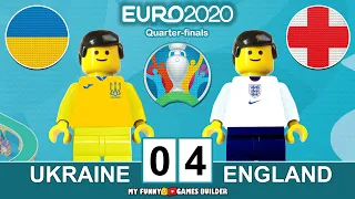 Ukraine vs England 0-4 • Euro 2020 Quarter-finals • All Goals & Extеndеd Highlights Lego Football