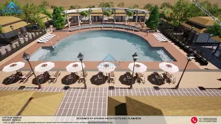 Design of a Small Resort with Swimming Pool