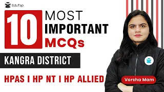 Most Important MCQs of Kangra district of Himachal Pradesh  | HP General Knowledge | HPAS