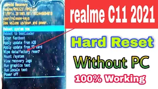 Realme C11 2021 (RMX3231) Reset Pattern Pin Password Lock Unlock without computer | Latest 2021 OCT.
