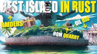 We WALLED off The BEST ISLAND in Rust and Started a WAR - Force Wipe