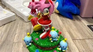 Sonic the Hedgehog - Amy First 4 Figures Statue Unboxing + Collection Tour