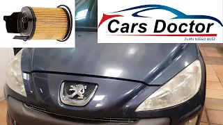 La Importancia de Cambiar el Filtro Diesel + Cambio Aceite y Filtro Aceite 1600 HDI Peugeot 308 9HZ