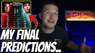 My *FINAL PREDICTIONS* For The YouTube vs TikTok BOXING Event!! l Who Wins And Why??