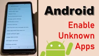 How To Enable Unknown Sources in Galaxy S9 / S9 PlusL