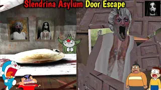 Slendrina Asylum Door Escape With Doraemon Nobita Shizuka Shinchan Jack Jiyan