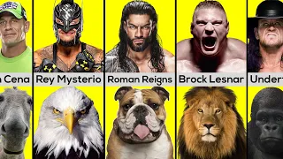 Unbelievable! WWE Wrestlers Who Look Just Like Animals