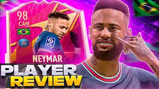 FIFA 22 | NEYMAR JR 98 - FUTTIES WINNER | PLAYER REVIEW I FIFA 22 ULTIMATE TEAM