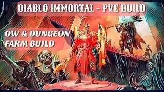 CRUSADER OPEN WORLD FARM WITH UNLIMITED SKILLS + DUNGEON DPS FARM - DIABLO IMMORTAL - PVE - GUIDE