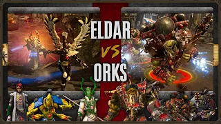 Warhammer 40,000: Dawn of War 2 - Faction Wars 2023 | Eldar vs Orks