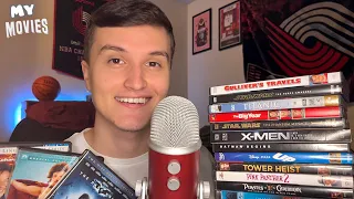 ASMR | My Entire Movie Collection 🎥💤 (whisper ramble)