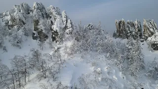 Таганай, маршрут до Двуглавой Сопки, зима, 2024 год