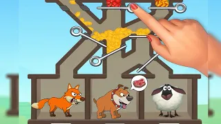 Township save the sheep game | feed animal pull pin mobile game
