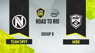 CS:GO - MIBR vs. Team Envy [Train] Map 2 - ESL One Road to Rio - Group B - NA