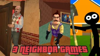 3 Neighbor Games (New series)