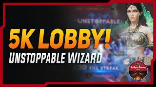 5k Lobby - Unstoppable Wizard - BG PVP - Diablo Immortal