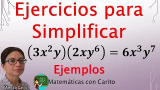 Ejercicios para Simplificar | Leyes de los Exponentes