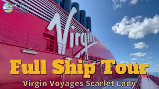 Scarlet Lady Full Ship Tour with Virgin Voyages