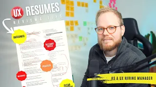 UX Resume Review and Tips (as a UX Hiring Manager)