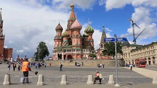 Moscu Plaza Roja y Catedral de San Basilio