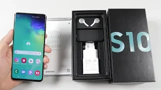 Mở hộp đánh giá Samsung Galaxy S10 RẤT NHIỀU BẤT NGỜ CHƯA BIẾT