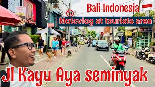 Jl.Kayu Aya street seminyak today, this is a tourist place that you may want to visit #seminyak