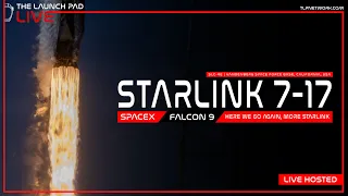 LIVE! SpaceX Starlink 7-17 Launch