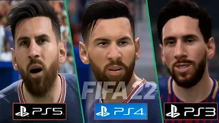 FIFA 22 - PS5 vs PS4 vs PS3 | (Graphics and Gameplay Comparison)