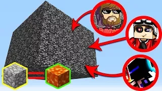 ВЫЖИВАНИЕ В КОРОБКЕ ИЗ БЕДРОКА В МАЙНКРАФТЕ! БУЛЫЖНИК ЭТО ЛАВА! Minecraft Survive in box