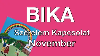 ♉️Bika November Szerelem❤️ Kapcsolat Tarot Jóslás Igent fogsz mondani?