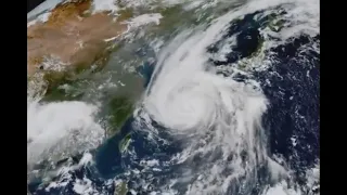 Тайфун "Хайшен" устремился к берегам Японии. 6 сентября 2020 года