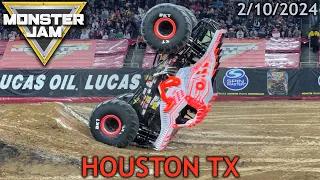 Monster Jam Houston TX - 2024, February 10th (Full Show) 4K 60fps