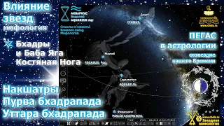 Накшатры Уттара Бхадрапада и Пурва Бхадрапада - сюжеты Бабы Яги / Пегас - звездный ориентир Бхадр