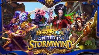 Hearthstone. Emotes and voicelines new hero skins Tavern Pass United in Stormwind .