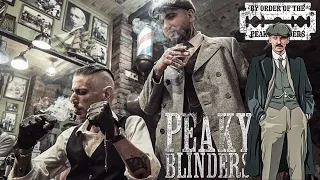 ASMR - How to Get ARTHUR SHELBY HairStyle - Peaky Blinders Chop / Haircut - Old School Barber Shop