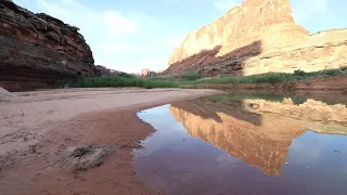 See this great campsite on Green River, Utah, Labyrinth Canyon section...