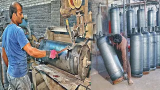 Indigenous Process Of Manufacturing High Quality LPG Gas Cylinder Factory Processes Video