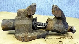 НЕ ВЫБРАСЫВАЙТЕ СЛОМАННЫЕ ТИСКИ / Broken Vise Restoration