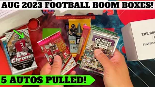 5 AUTOS PULLED! The Original BoomBox Football Aug 2023