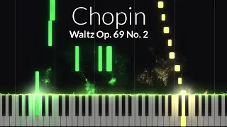 Chopin - Waltz Op. 69 No. 2 [Piano Tutorial]