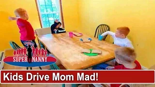 5 Violent Children Are Driving Mom Mad | Supernanny