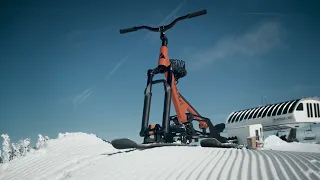 How The Best Ski Bike Works.