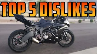 Top 5 Dislikes! Kawasaki 636 Stunt Bike