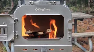 KingCamp / Mini Hottent Stove Review /Affordable WoodStove