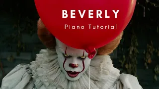IT 2017 - Beverly - Benjamin Wallfisch (Piano Tutorial & MIDI)