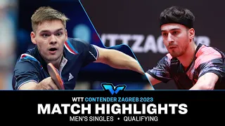 Jordy Piccolin vs Jan Valenta | MS Qual | WTT Contender Zagreb 2023