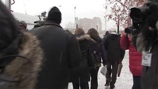 Protestors arraigned for blocking highway